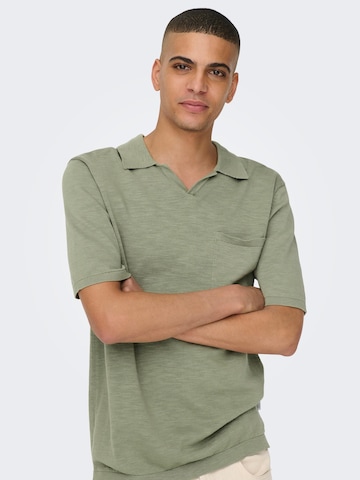 Only & Sons Shirt 'Ace' in Green