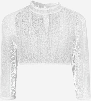 Krüger Madl - Blusa tradicional em bege: frente