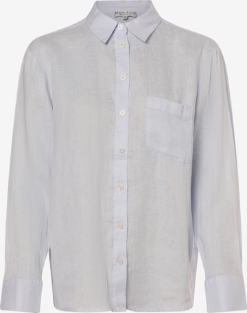 Marie Lund Bluse in Blau: Vorderseite
