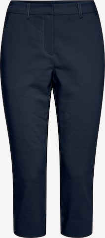 Fransa Slimfit Broek in Blauw: voorkant