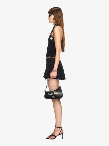 Off-White Crossbody Bag in Black: front