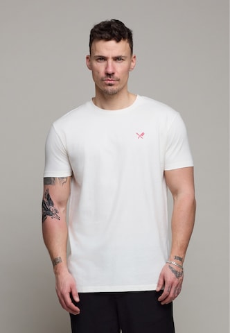 Maglietta di Distorted People in bianco: frontale