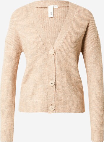 Cardigan QS en beige : devant