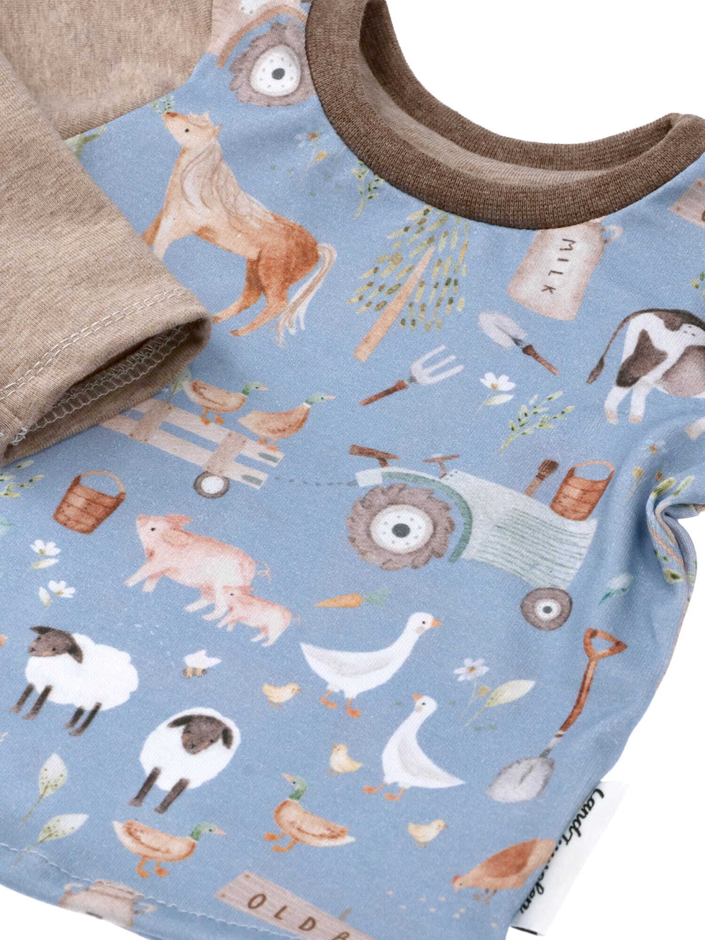 Land-Juwelen Shirt in Blue