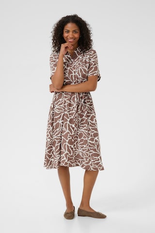 Kaffe Blousejurk 'Emine' in Beige