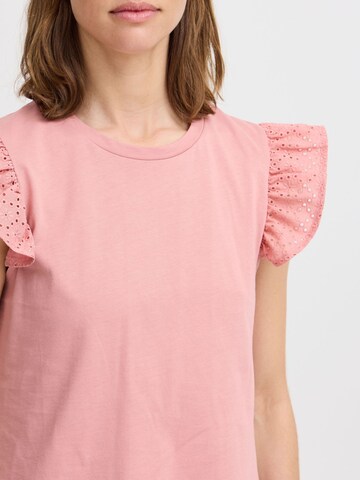 T-shirt 'Rika' b.young en rose