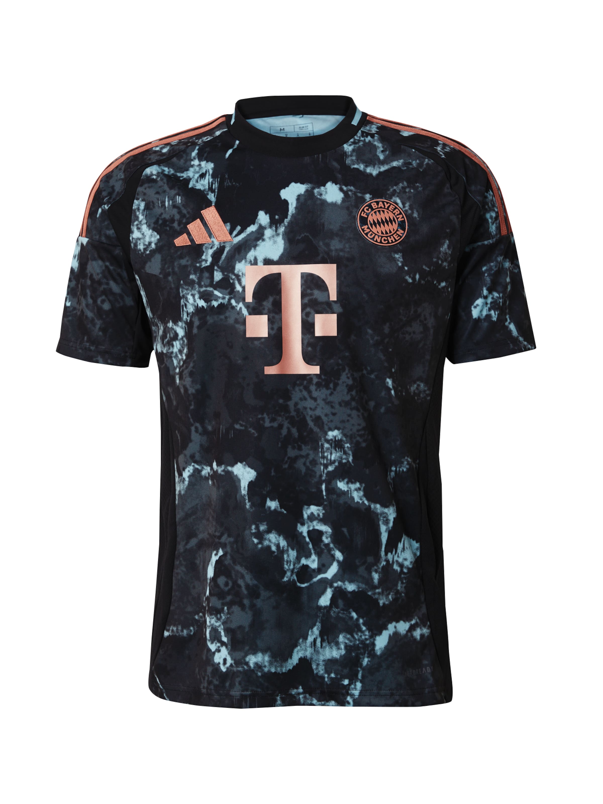 Maglia trikot 'FC Bayern München 24/25' di ADIDAS PERFORMANCE in nero: frontale