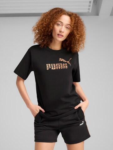 PUMA - Camiseta funcional 'Ess' en negro: frente