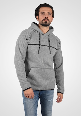 INDICODE JEANS Hoodie 'Nanticoke' in Grau: predná strana