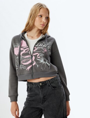 Koton Sweat jacket in Grey: front