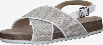 Tamaris GreenStep Sandals in White: front