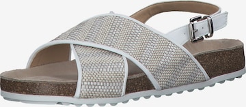 Tamaris GreenStep - Sandalias en blanco: frente