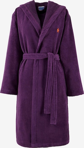 KENZO Long Bathrobe 'KBOKE' in Purple: front