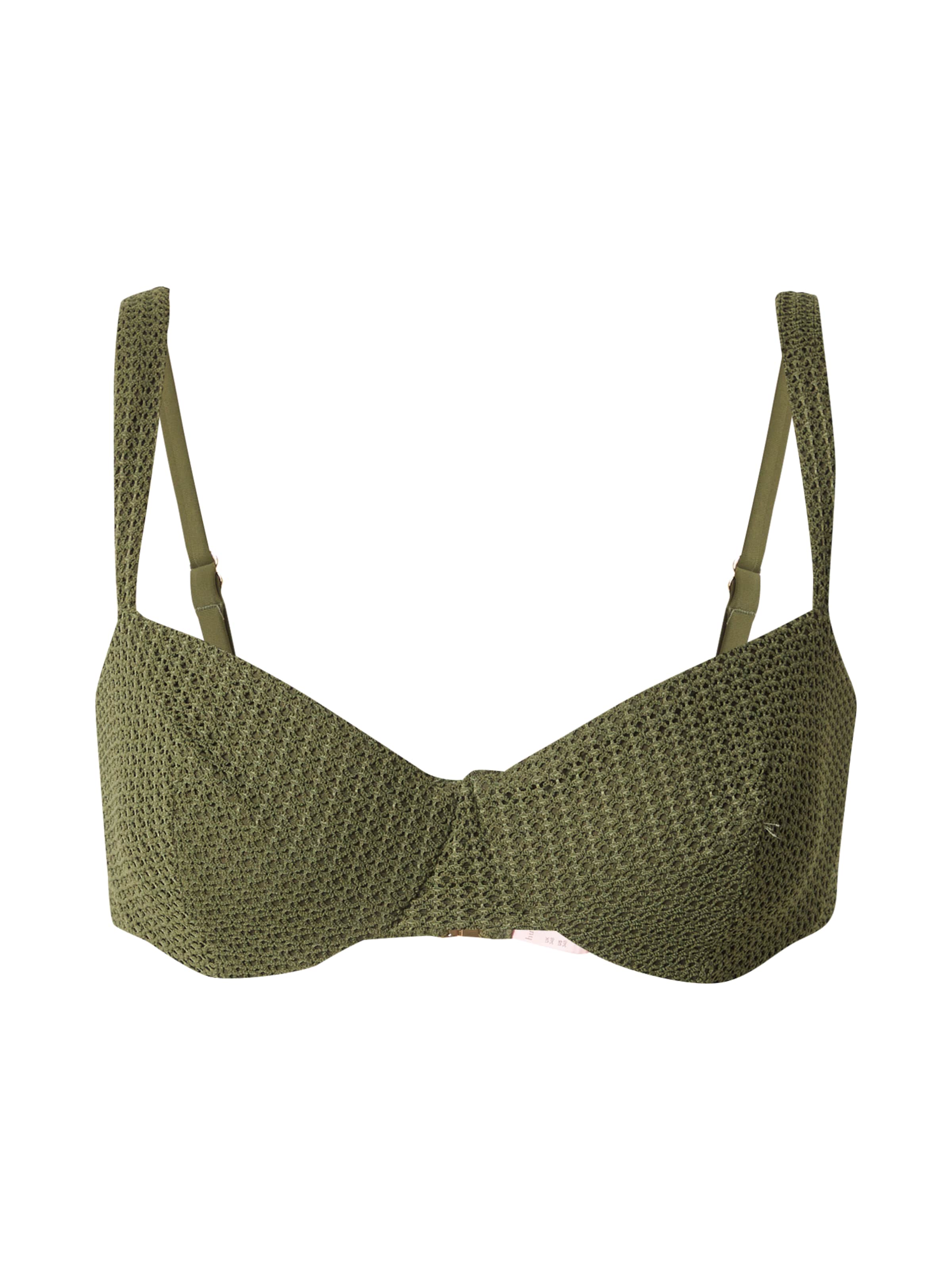 Hunkemöller Μπαλκονέ Τοπ μπικίνι 'Cairo' σε πράσινο: μπροστά