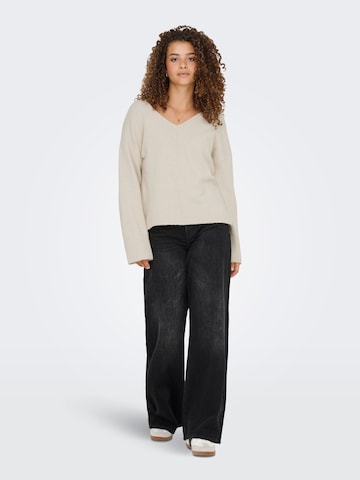 Pull-over 'ONLWHITNEY' ONLY en beige