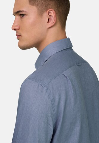 Boggi Milano Regular Fit Hemd in Blau
