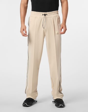 Loosefit Pantaloni di Plein Sport in beige: frontale