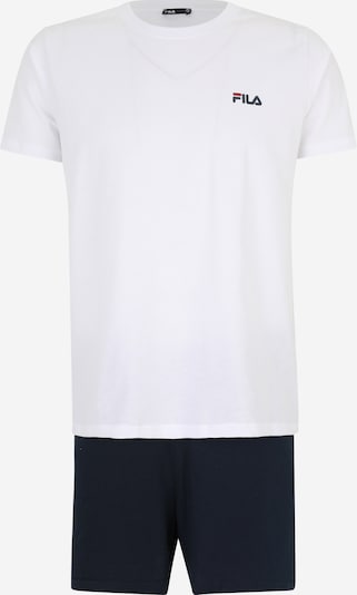 FILA Īsā pidžama, krāsa - melns / balts, Preces skats