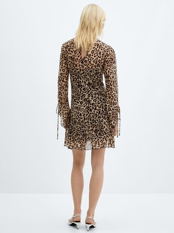 MANGO Dress 'Leo' in Brown