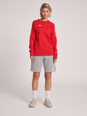 Hummel Sport sweatshirt i röd