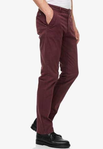 Rusty Neal Slimfit Chino in Rood