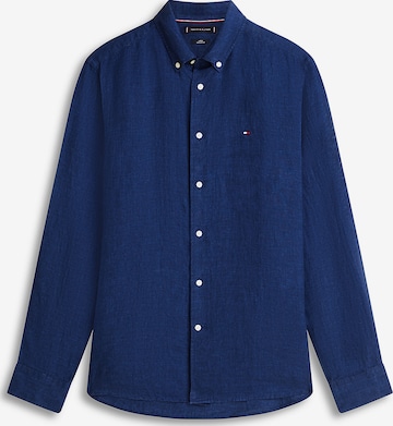 TOMMY HILFIGER Button Up Shirt in Blue: front
