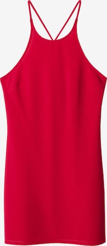 MANGO Obleka 'SPRIA' | rdeča barva: sprednja stran