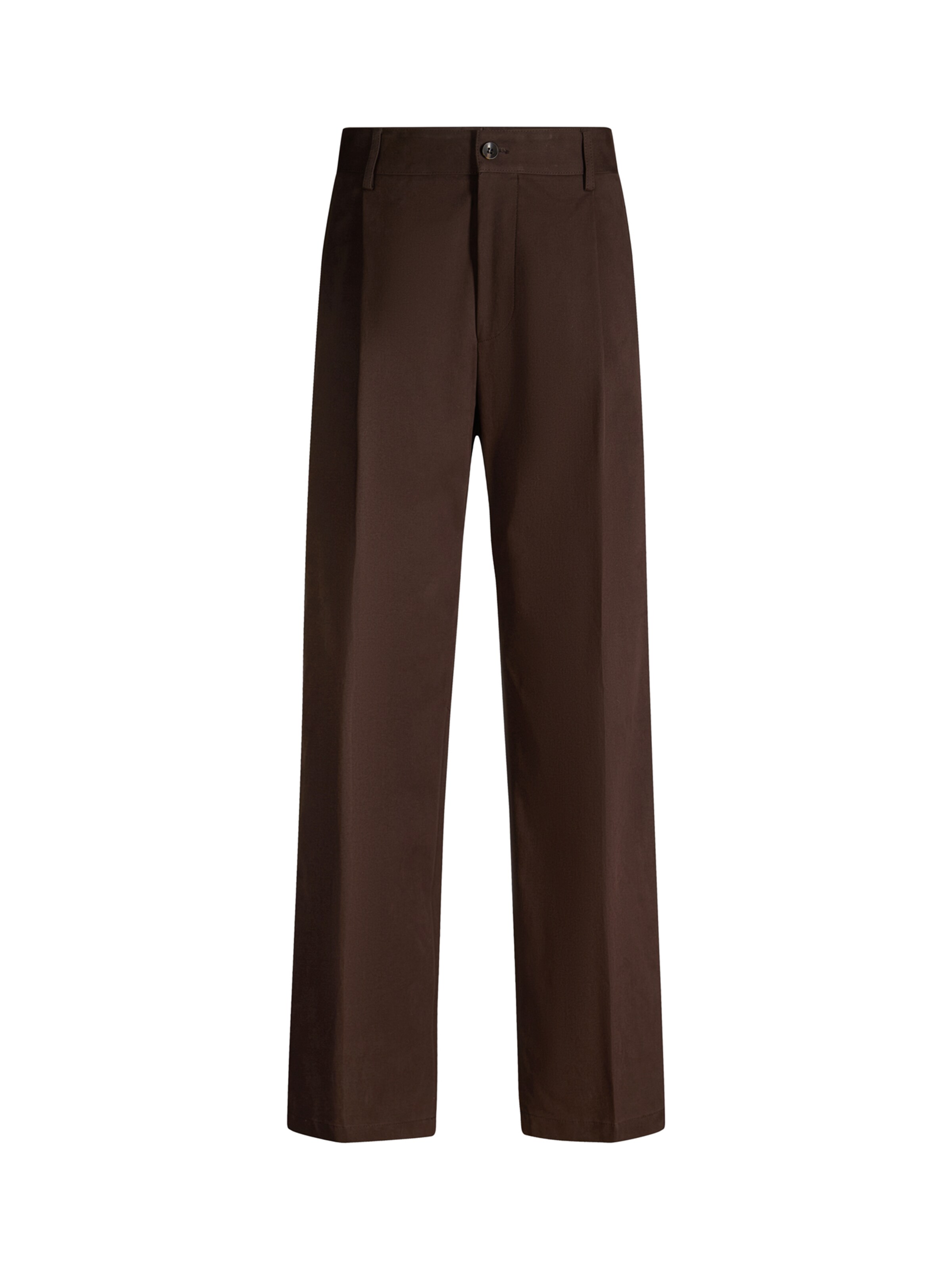 STRELLSON Pantalon in 52 in de kleur Chocoladebruin, Productweergave