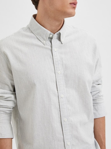 SELECTED HOMME Regular fit Button Up Shirt 'REGNICK' in Blue