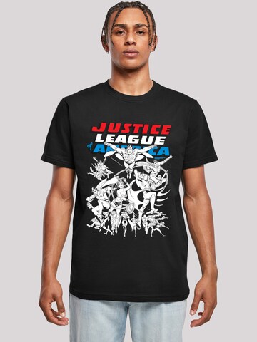 F4NT4STIC Shirt 'Justice League' in Black: front