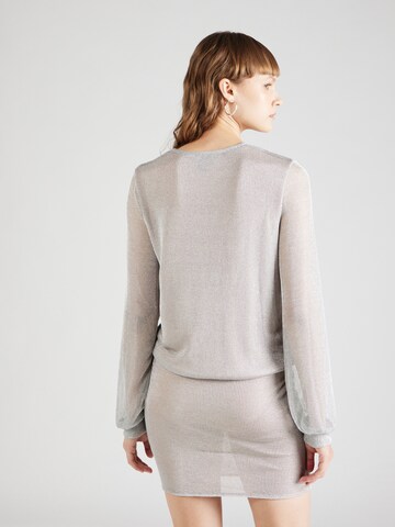 Misspap Knit dress in Silver