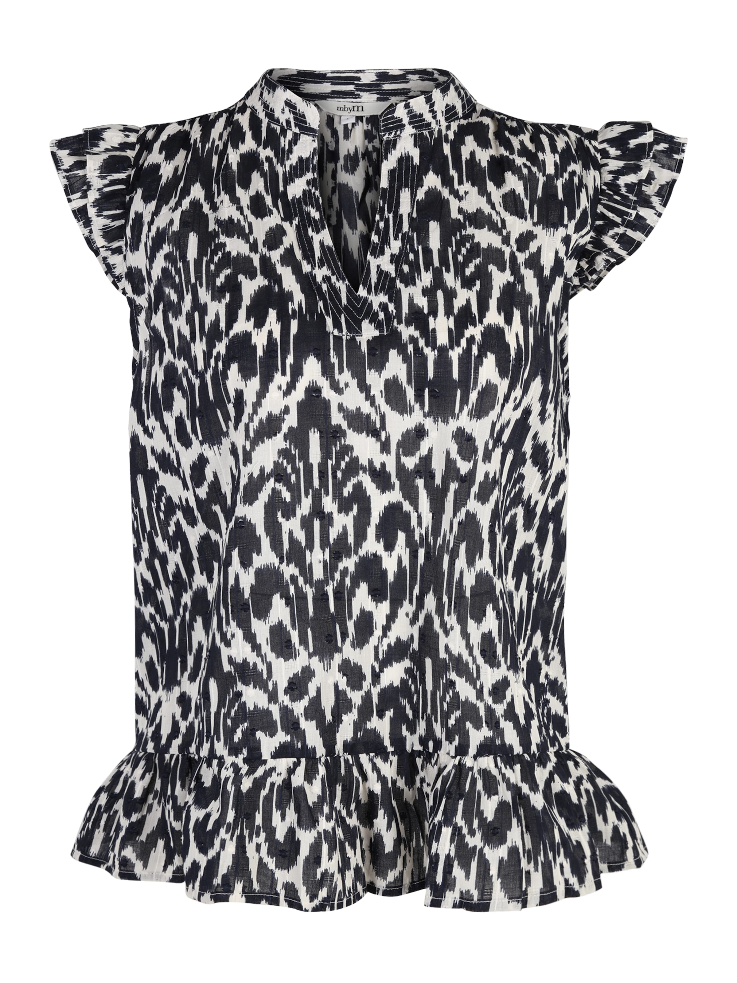 mbym - Blusa 'Sinnah' em preto: frente