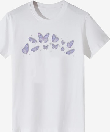T-shirt LapaPlus en blanc : devant