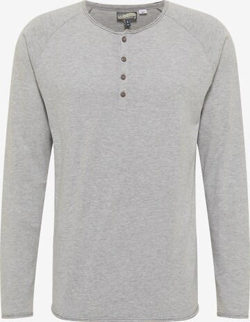 T-Shirt DreiMaster Vintage en gris : devant