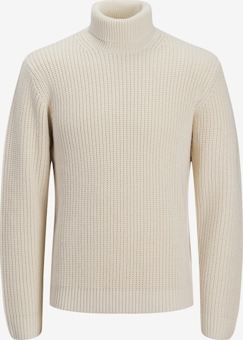 JACK & JONES Neulepaita 'JORBLEECKER' värissä beige: etupuoli