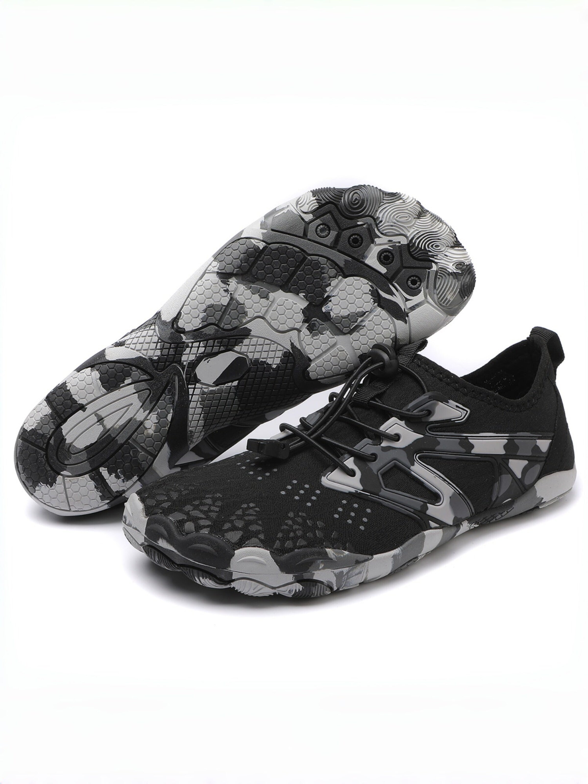HUSKSWARE Strand-/Badeschuh 'Wasserschuhe Damen Herren'‌‌‌‌‌‌‌‌‌‌ in Schwarz