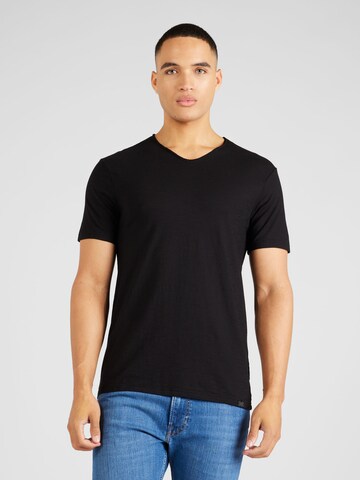 UNITED COLORS OF BENETTON - Camisa em preto: frente