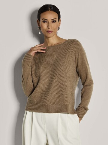 Pull-over MADELEINE en marron : devant
