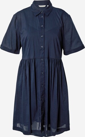 TOM TAILOR DENIM Платье-рубашка в Синий: спереди