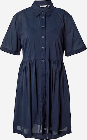 TOM TAILOR DENIM - Vestido camisero en azul: frente