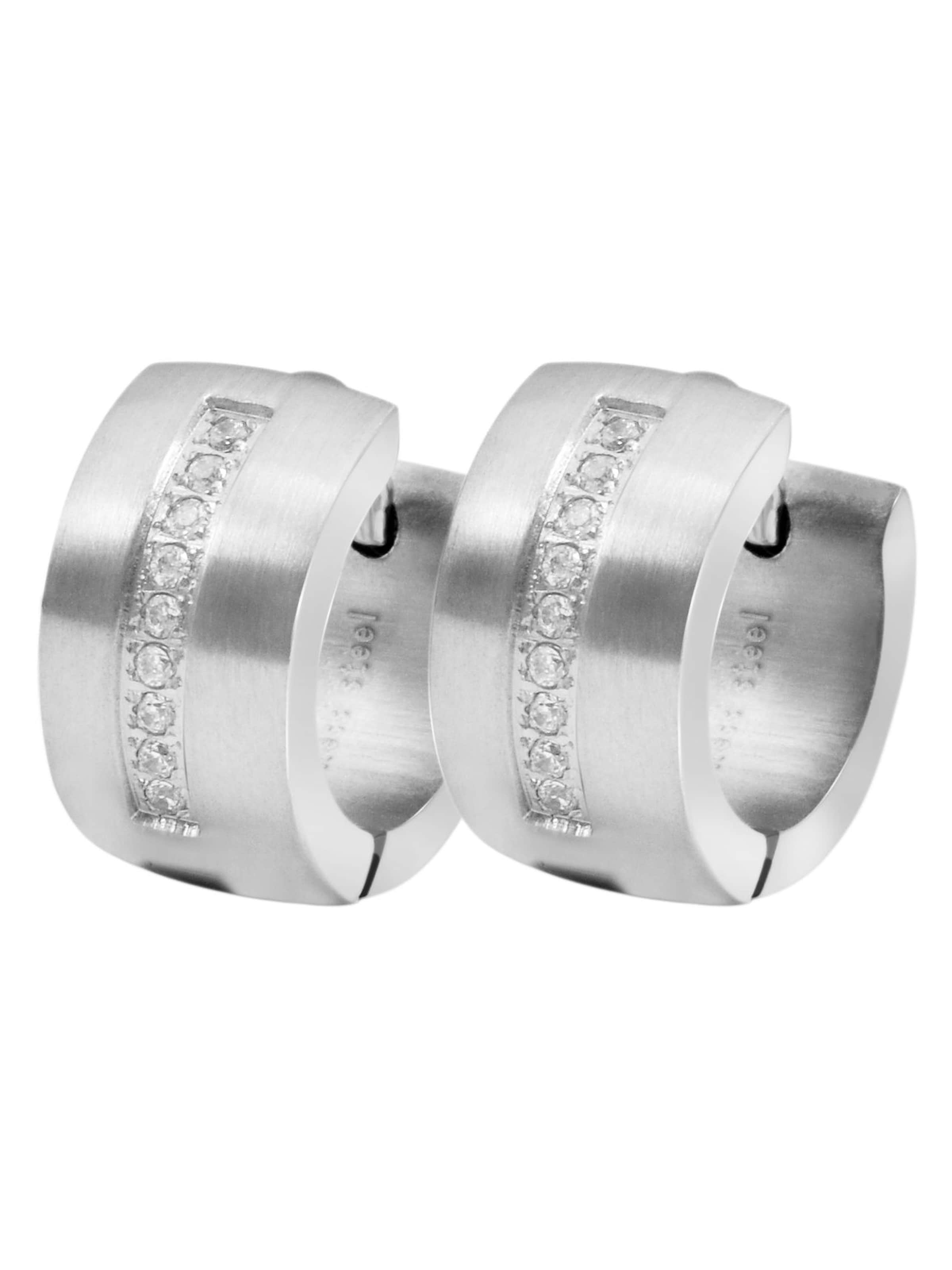 Akzent Earrings 'Manila, langlebig' in Silver: front