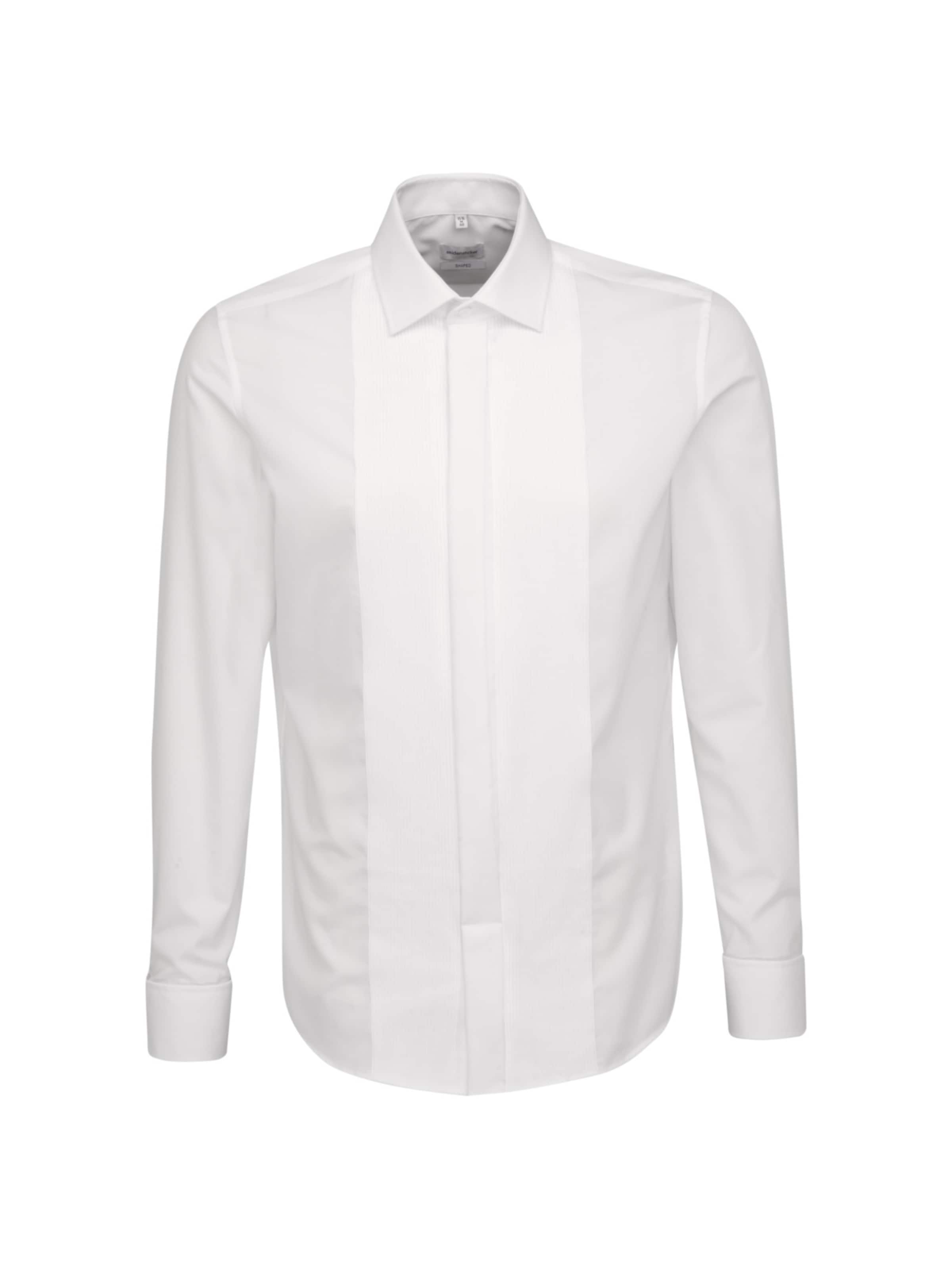 Coupe slim Chemise business 'Gala' SEIDENSTICKER en blanc : devant