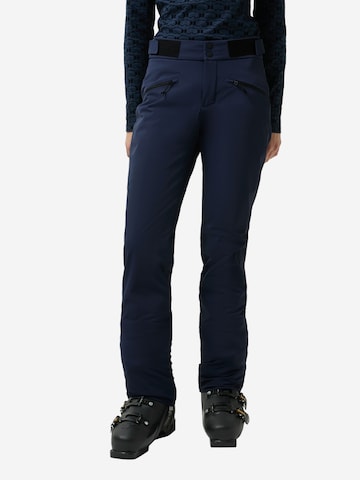 Bogner Fire + Ice Regular Skihose 'Nessa' in Blau: Vorderseite