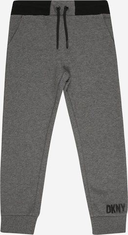 Effilé Pantalon DKNY en gris : devant