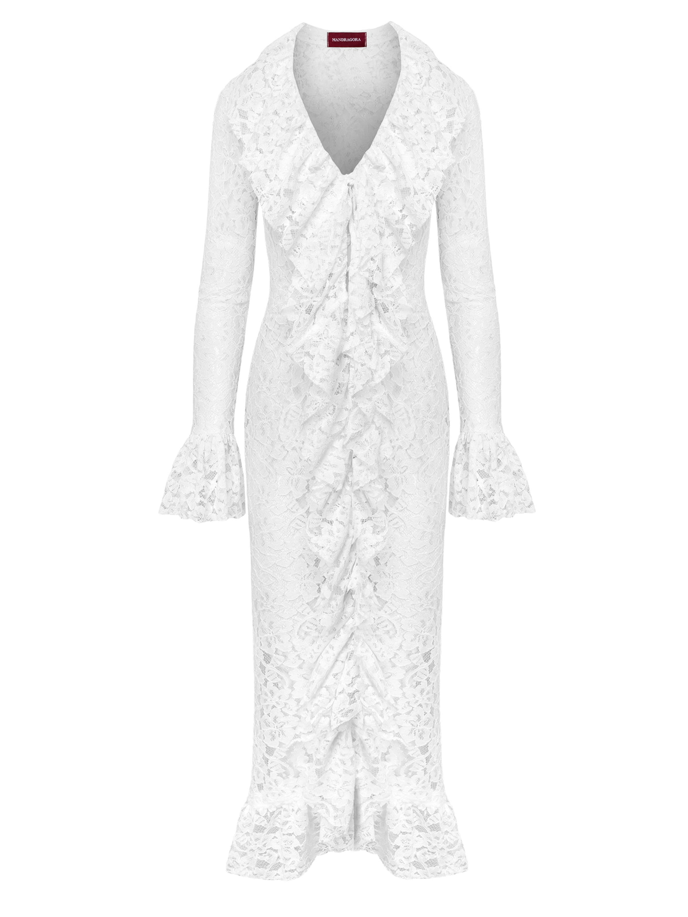 mandragora Bluse 'Leya' in Beige: Vorderseite