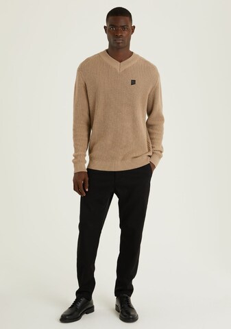 CHASIN' Trui ' Oliver' in Beige