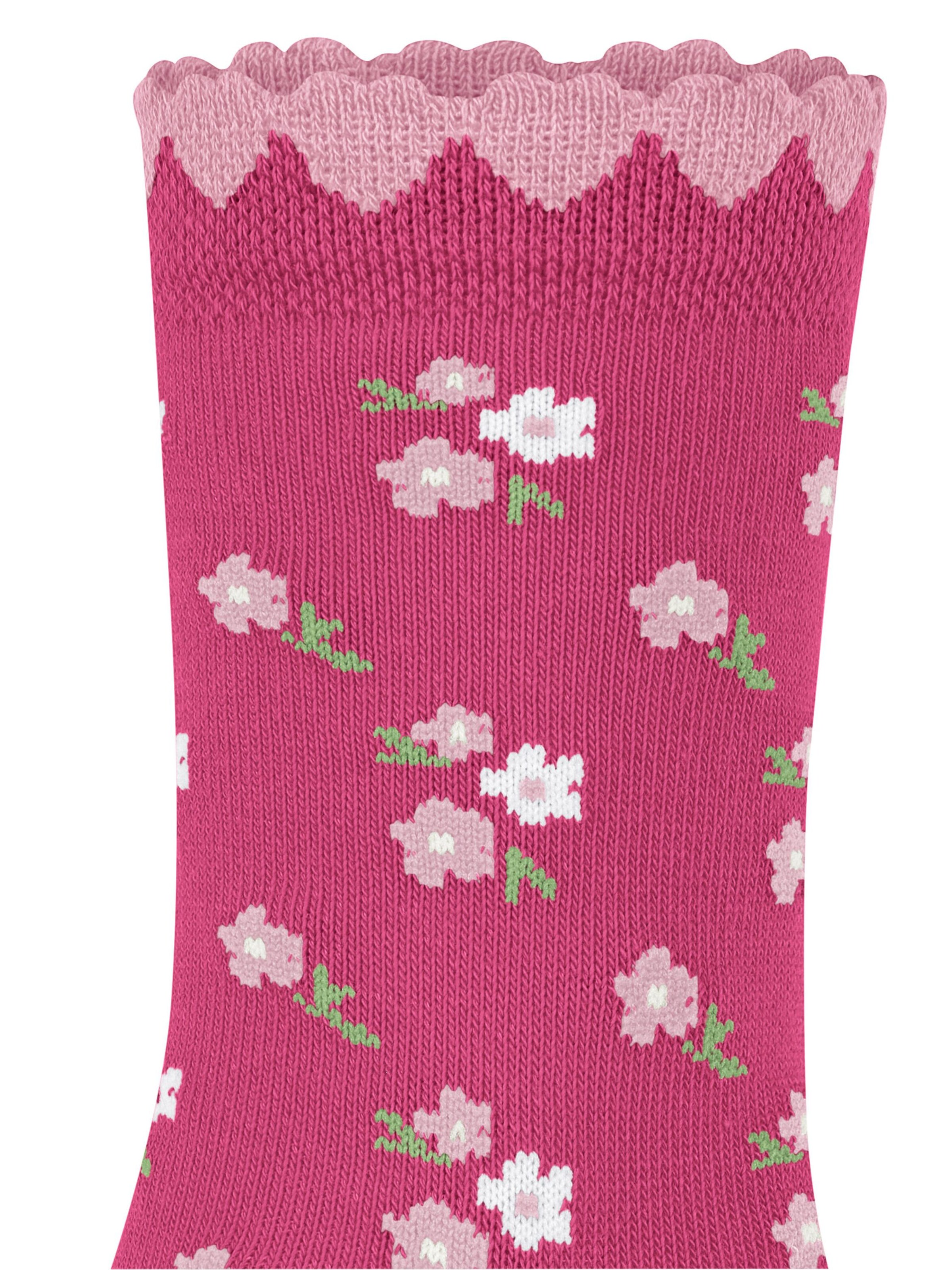 FALKE Socks 'Ditsy Flowers' in Pink
