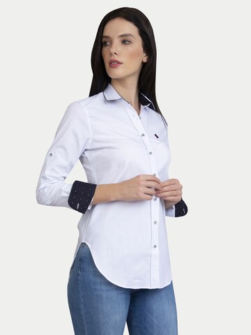 Camicia da donna 'Lokossa' di Sir Raymond Tailor in bianco