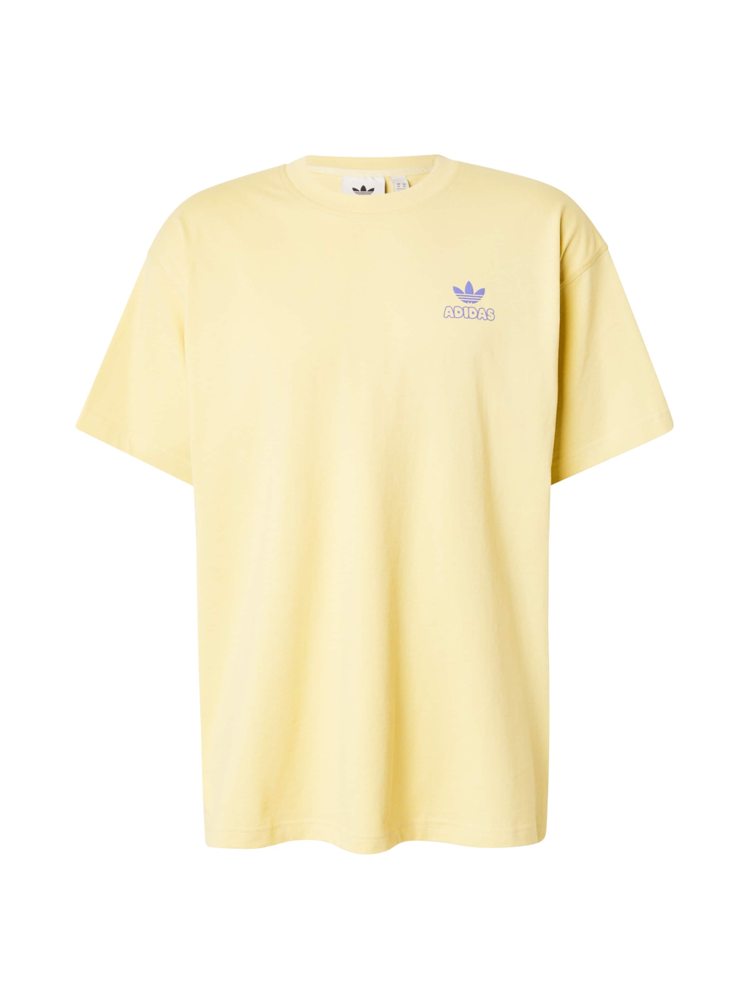 ADIDAS ORIGINALS Särk 'BUTTER', värv kollane: eest vaates