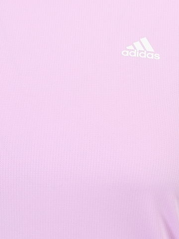ADIDAS SPORTSWEAR Sportshirt 'Aeroready Designed 2 Move 3-Stripes' in Pink
